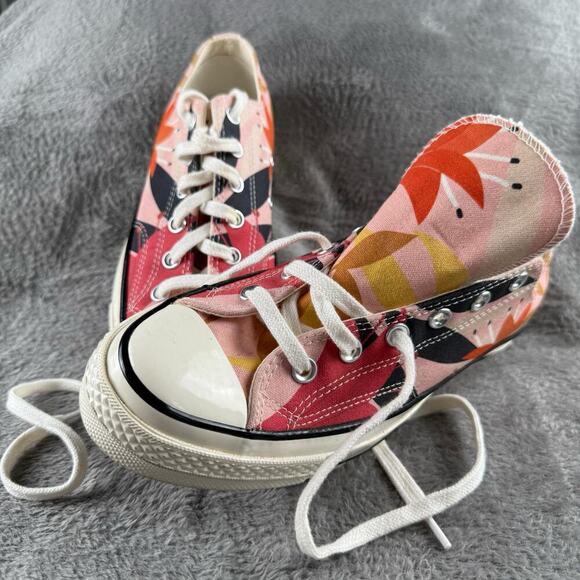 Converse Chuck 70 Womens US 10 UK‎ 8 Pink Floral Low Top Canvas Shoes Sneakers - Picture 5 of 13